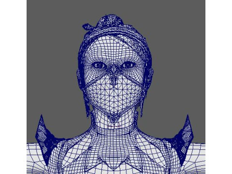 Kitana Character 3D Model