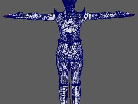 Kitana Character 3D Model