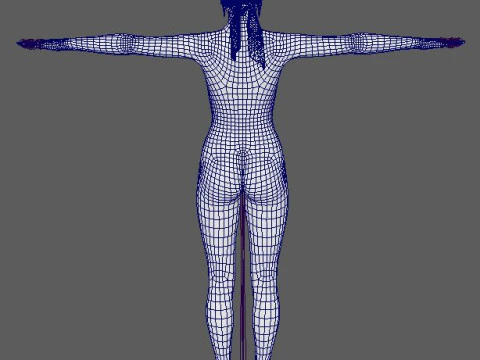 Kitana Character 3D Model