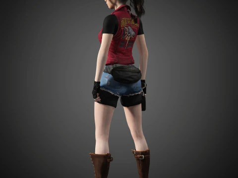 クレア・レッドフィールドのキャラクター 3Dモデル