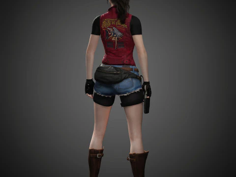 クレア・レッドフィールドのキャラクター 3Dモデル