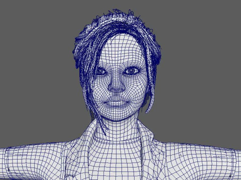 クレア・レッドフィールドのキャラクター 3Dモデル