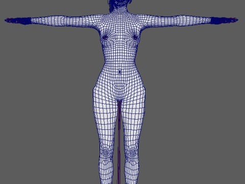 Claire Redfield Character 3D Model