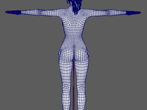 Claire Redfield Character 3D Model