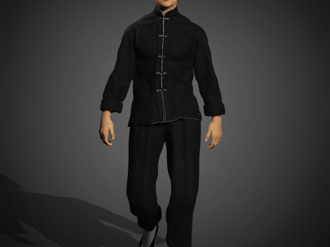 Bruce Lee Character Modelo 3D