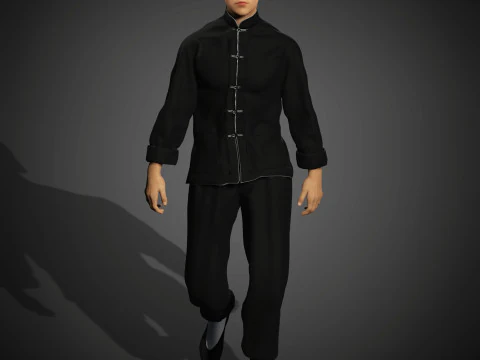Bruce Lee Character 3D Model