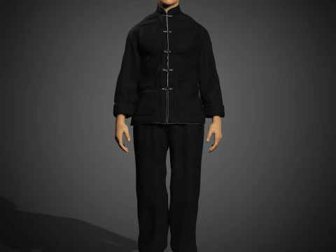 Bruce Lee Character 3D Model