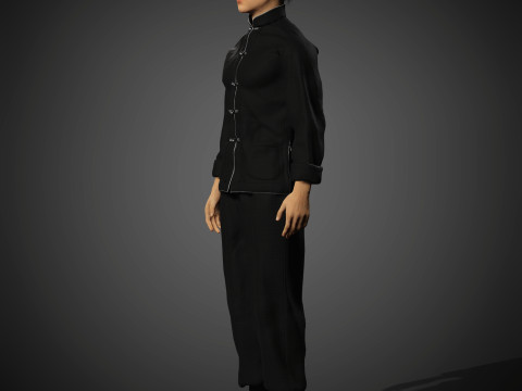 Bruce Lee Character Modelo 3D