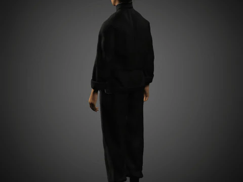 Bruce Lee Character 3D Model