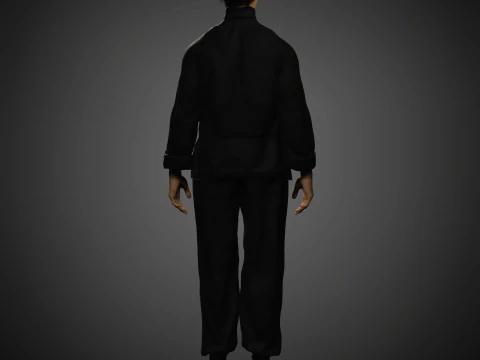 Bruce Lee Character 3D Model