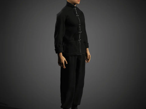 Bruce Lee Character 3D Model
