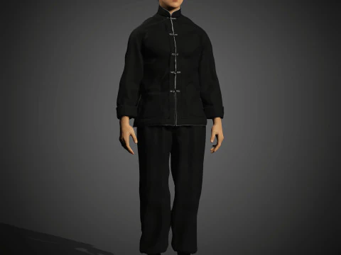 Bruce Lee Character 3D Model