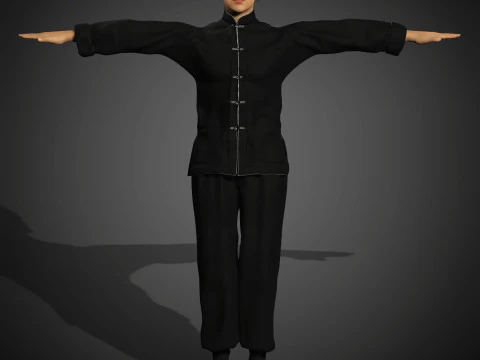 Bruce Lee Character 3D Model