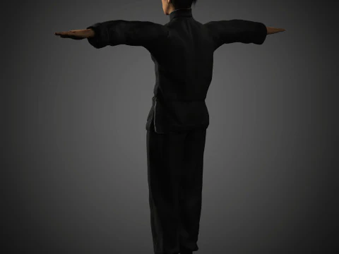 Bruce Lee Character 3D Model