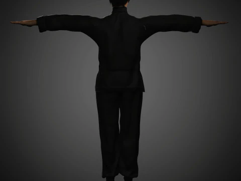 Bruce Lee Character 3D Model