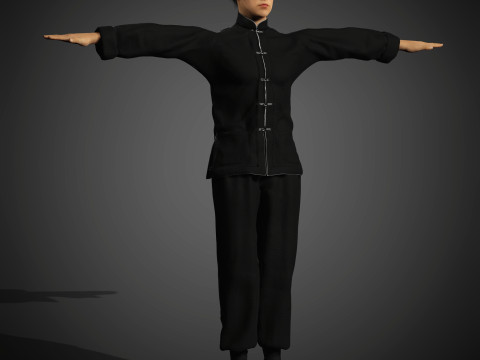 Bruce Lee Character Modelo 3D