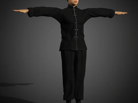 Bruce Lee Character 3D Model