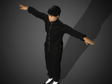 Bruce Lee Character Modelo 3D