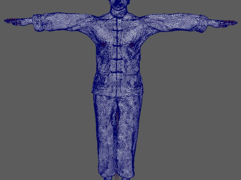 Bruce Lee Character Modelo 3D