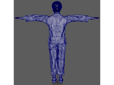 Bruce Lee Character Modelo 3D