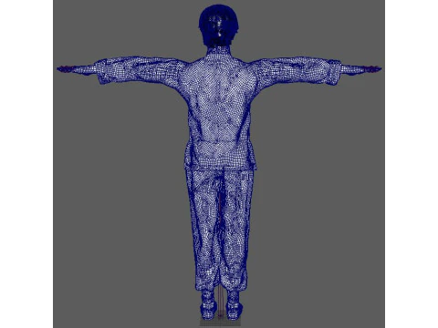 Bruce Lee Character 3D Model
