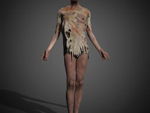 Zombie Character 3D Model