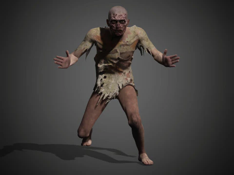 Zombie Character 3D Model