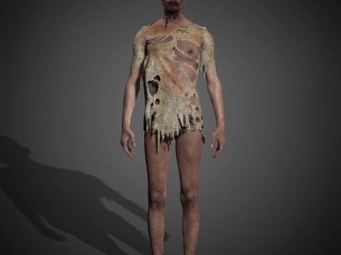 Zombie Character 3D Model