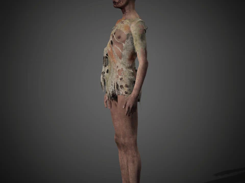 Zombie Character 3D Model