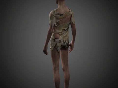 Zombie Character 3D Model