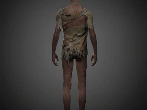 Zombie Character 3D Model