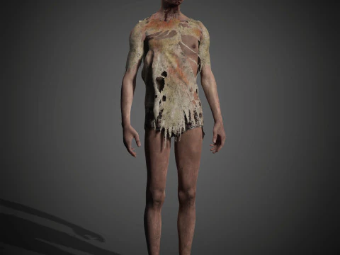 Zombie Character 3D Model