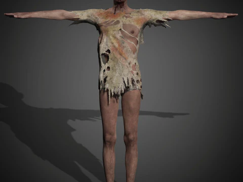 Zombie Character 3D Model