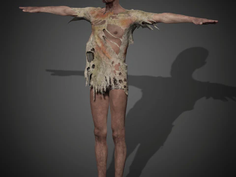 Zombie Character 3D Model