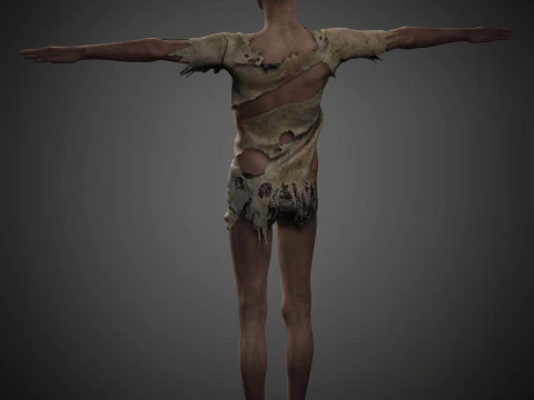 Zombie Character 3D Model