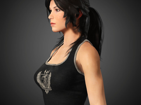 Lara Croft Character Modelo 3D