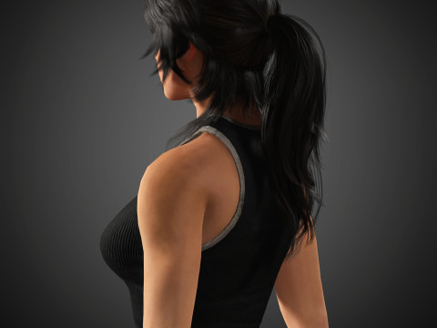 Lara Croft Character Modelo 3D