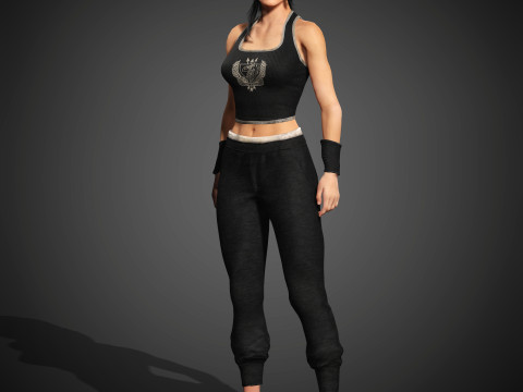 Lara Croft Character Modelo 3D