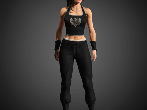 Lara Croft Character Modelo 3D