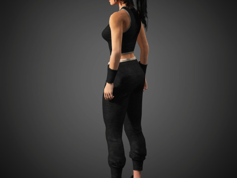 Lara Croft Character Modelo 3D