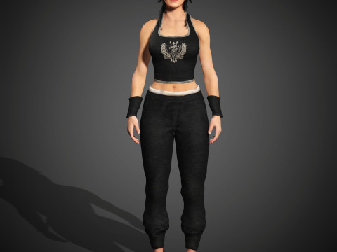 Lara Croft Character Modelo 3D