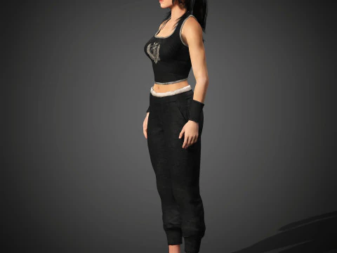 Lara Croft Character 3D Model
