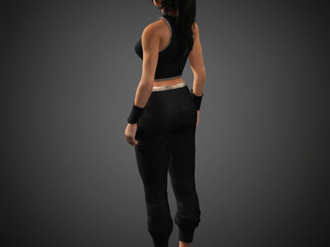 Lara Croft Character Modelo 3D