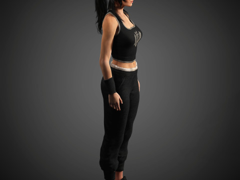 Lara Croft Character Modelo 3D