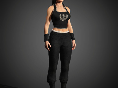 Lara Croft Character Modelo 3D