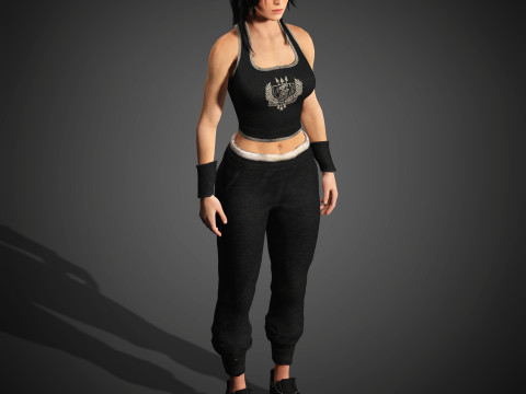 Lara Croft Character Modelo 3D