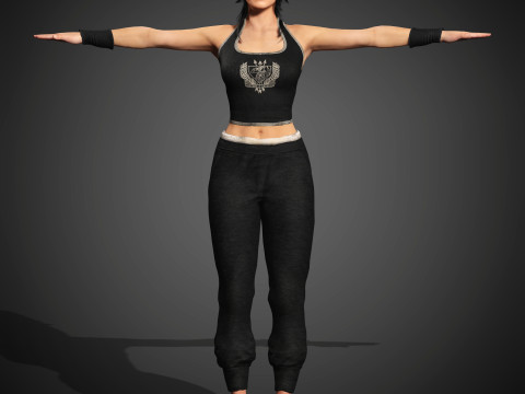 Lara Croft Character Modelo 3D