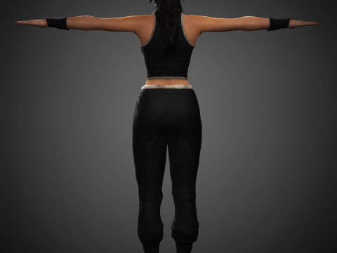 Lara Croft Character Modelo 3D