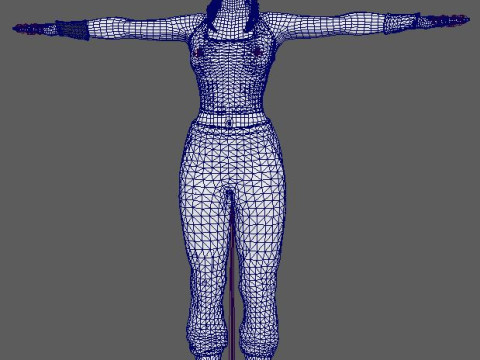Lara Croft Character Modelo 3D