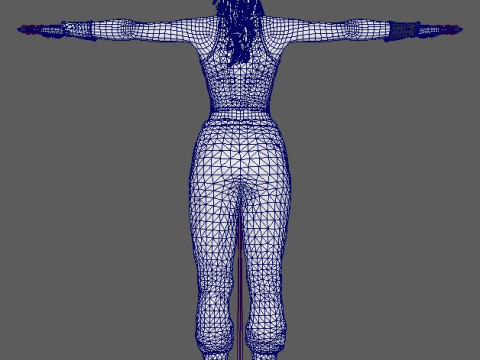 Lara Croft Character Modelo 3D